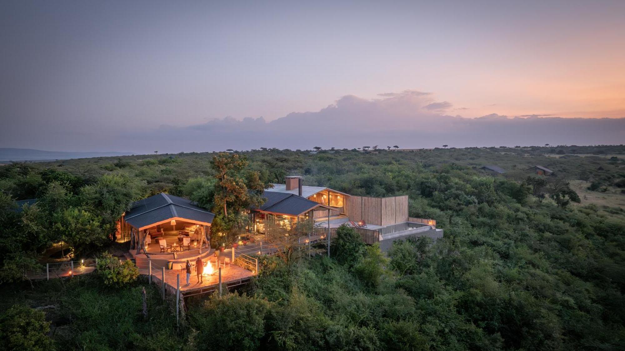 Saruni Eagle View Hotel Naboisho ภายนอก รูปภาพ